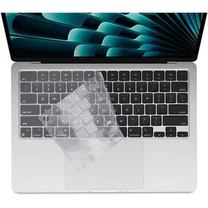 Keyboard Cover  for 2024-2022 MacBook Air 13.6 inch 15.3 inch M3 M2 Chip A2681 A2941 U.S Enter TPU Protector for MacBook Air 13'' 15'' M3 M2 2024 2023 2022 Accessory (Transparent)