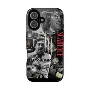 C.D.N SCARFACE Tough Two-In-One Film Case - Durable, Shock-Absorbing, and Trendy Protection - for iPhone17 16, 15, 14, 13, 12 Plus, Pro, Max, and Samsung S25-22 Perfect Birthday Gift for Friends