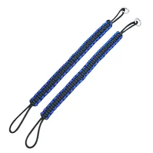 Blue and BLACK Bottom Paracord Strap for 13 quarts cooler