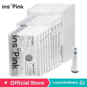 9/15 Pack Travel Vacuum Compression Bags with Electric Pump - Space Saving Storage Set for Clothes, Bedding & Travel, Lightweight Organizer, Portable Travel Compressor for Luggage & Closet