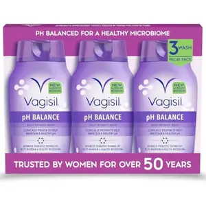 Feminine Wash for Intimate Area Hygiene, pH Balance, Gynecologist Tested, Hypoallergenic, 12 oz, (Pack of 3)