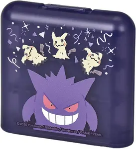Switch 2 Accessory:  Case - HORI Cardcase 24 - Gengar & Mimikyu:  Officially Licensed by Nintendo  [GAMES ACCESSORIES]