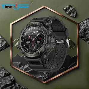 Men's Military Smart Watch, Fashion Digital Watch with Heart Rate Monitoring & Sleep Tracking, Waterproof Sports Watch for Android & iPhone, Wearable