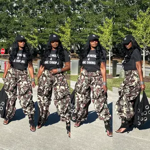 NEW All The Frills Cargo Pants –   Camo Print