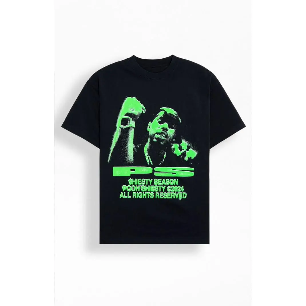 PacSun Men's Pooh Shiesty Season T-Shirt - Multicolor