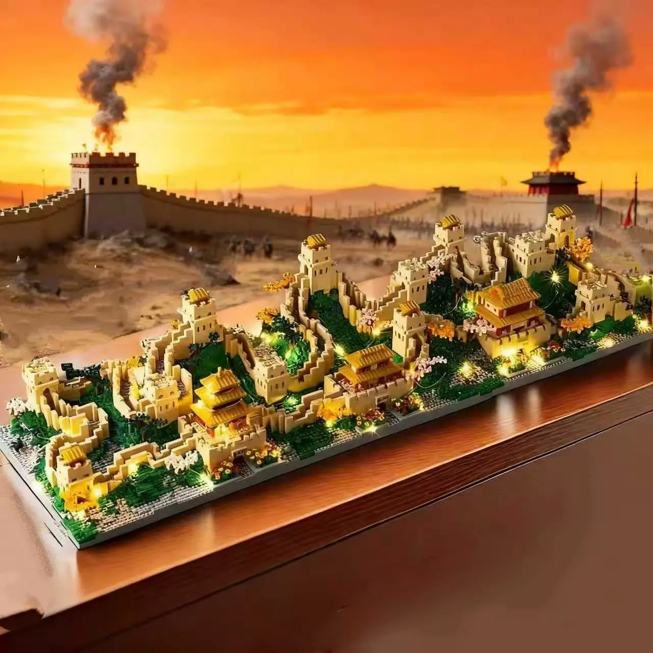 China Great Wall Building Blocks Set, Creative 3D Puzzle for Teens, Educational and Challenging, Ideal Gift for Family and Friends