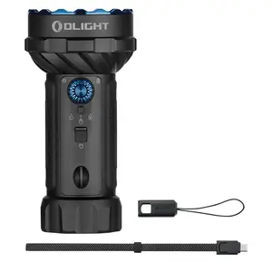 OLIGHT MARAUDER MINI 2 Rechargeable Flashlight - 10000 Lumen High-Brightness Portable Emergency Standard Torch, Multi-Mode, Black, Mother's Day Gift, Emergency Standard Torches, High-Brightness Standard Torches