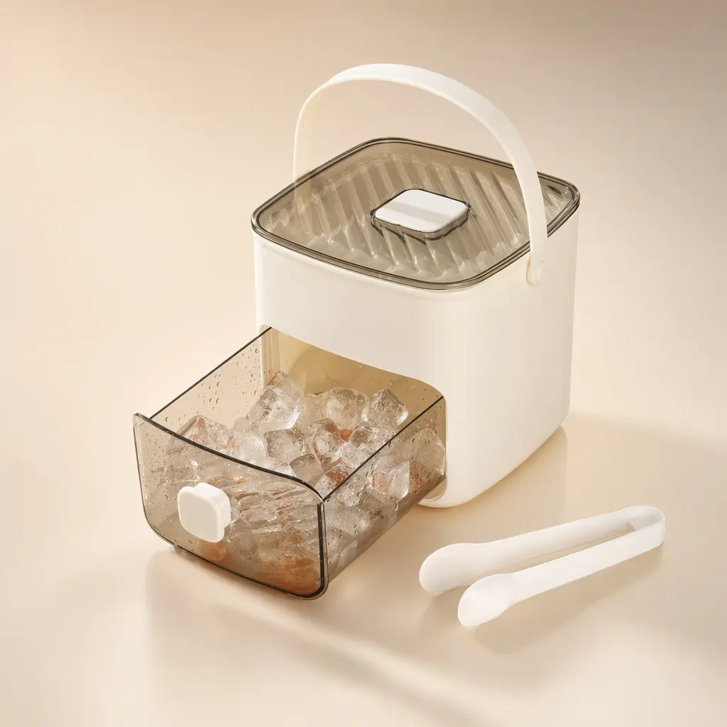 Heavy-Duty Double-Deck 48-Cell Ice Maker with Leak-Proof Lid, Food-Grade Silicone Molds, Portable Countertop Tool for Quick Ice Making, Ideal for Summer Drinks & DIY Frozen Desserts