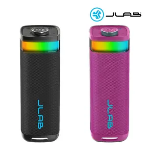 Stereo 2 Pack: JLab JBuds Party Portable Bluetooth Speaker with RGB Lighting, Left/Right Stereo Pairing Stereo 2 Pack: JLab JBuds Party Portable Bluetooth Speaker with RGB Lighting, Left/Right Stereo Pairing