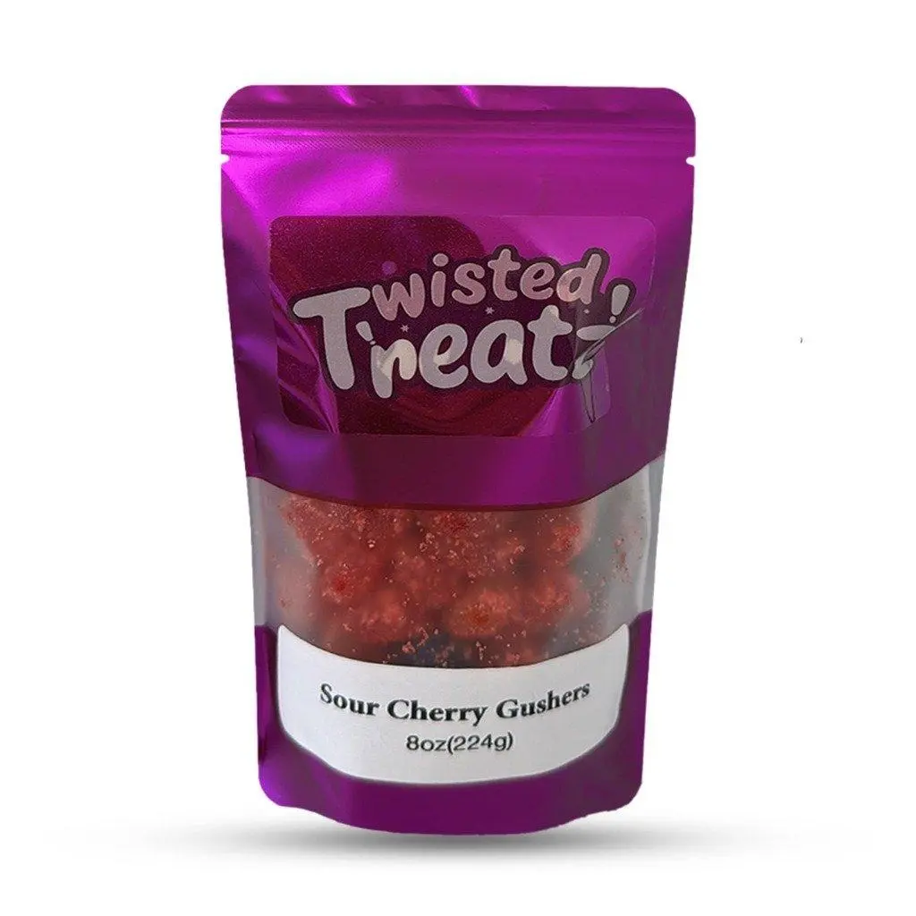 Sour Wild Cherry Gushers Juicy Filled Fruit Snacks Chewy Candy