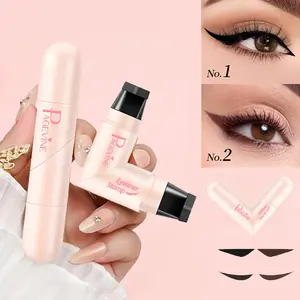 Dual-Head Rotating Eyeliner Pen with Wing Stamp – Long Lasting, Easy to Apply, Waterproof Liquid Liner for Daily & Party Makeup