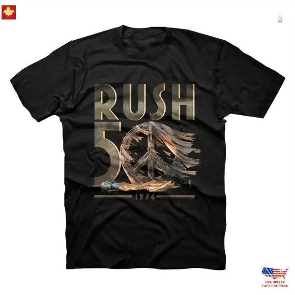RUSH Band R50 Peace T-shirt Reunion Tour 2026