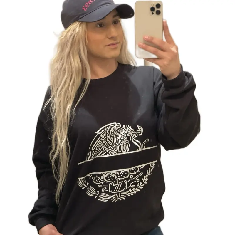 Silver Mexican Eagle Sweater (unisex)