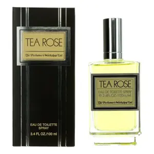 Perfumers Workshop Tea Rose Women's EDT Perfume - 3.4 fl oz, Botanical, Full-Size, Alcohol-Based, Elegant Floral Rose Blend, New In Box, Single Item, Women's Fragrance, Botanical Women's Fragrance, Full-Size Women's Fragrance