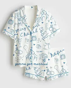 2026 Going To The Chapel Set Pajamas, Gonna Get Married Bachelorette Bride Wedding Art Short Sleeve Pajama, Pajama Set Nightwear Women Gift, Bridal Party Outfit, Bachelorette Bride Set, Pajama Sleepwear, Nighwear Set for Her (No pocket)