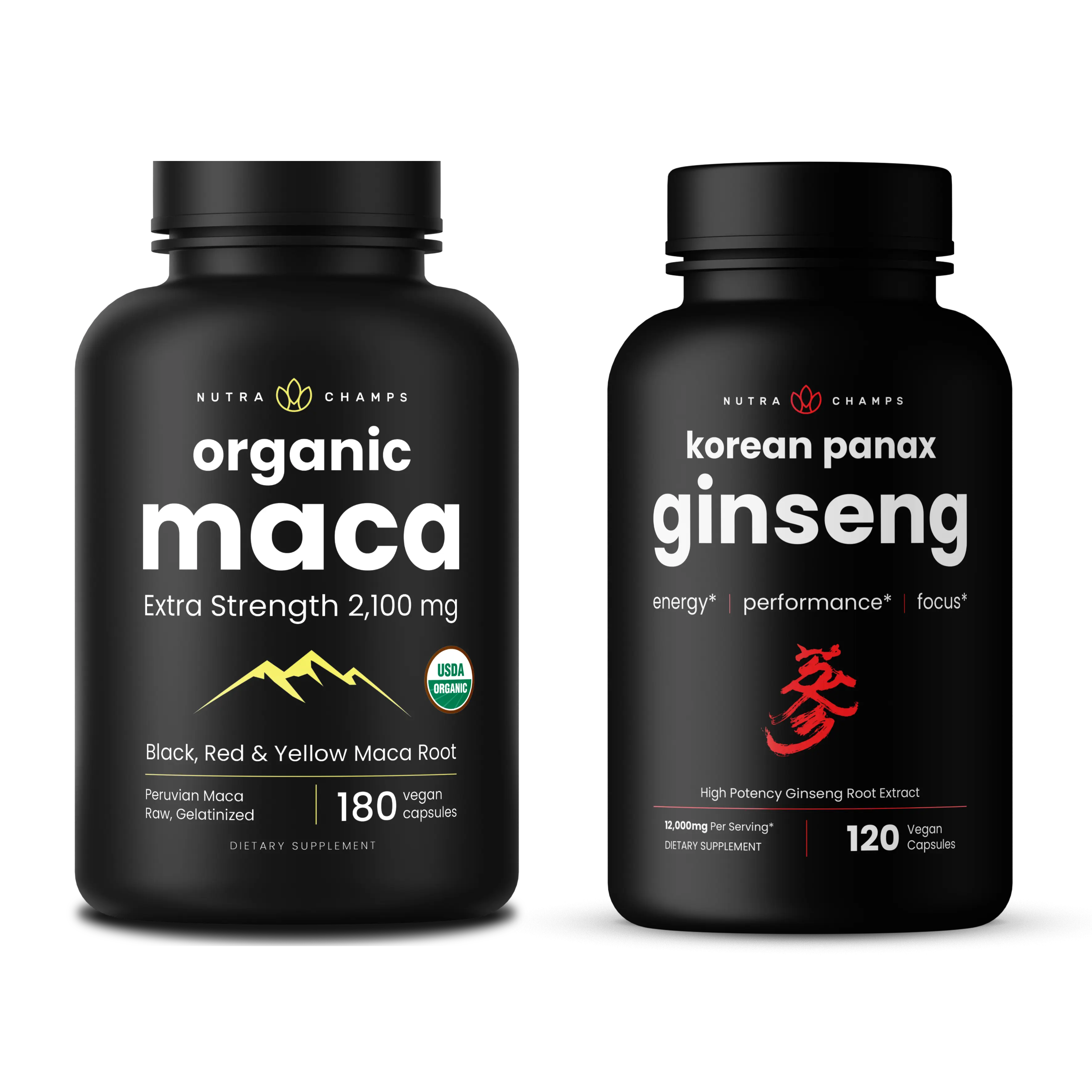 Ginseng & Maca Capsules Bundle