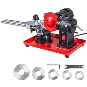 Circular Saw Blade Sharpener With 370W Motor And 3590 RPM, Rotary Angle Grinder For Sharpening, Includes 5-Inch Grinding Wheel And 6 Saw Centerings, Adjustable Fit For Φ3.2" To Φ27.5" Circular Saw Blades