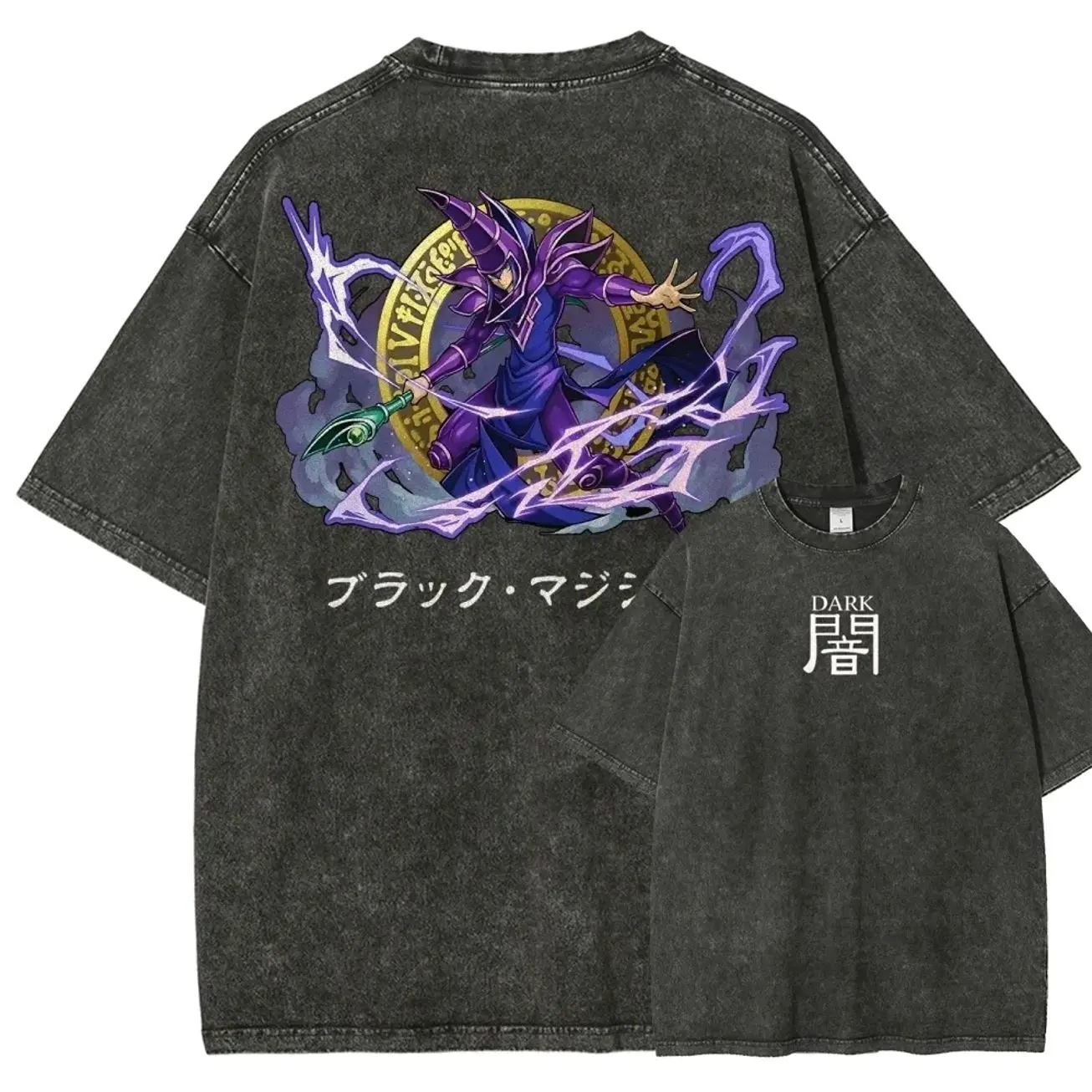 Y2K Yu-Gi-Oh! Oversized Hoodie, Anime Graphic T-Shirt, Cotton Unisex Fit Gift OD4