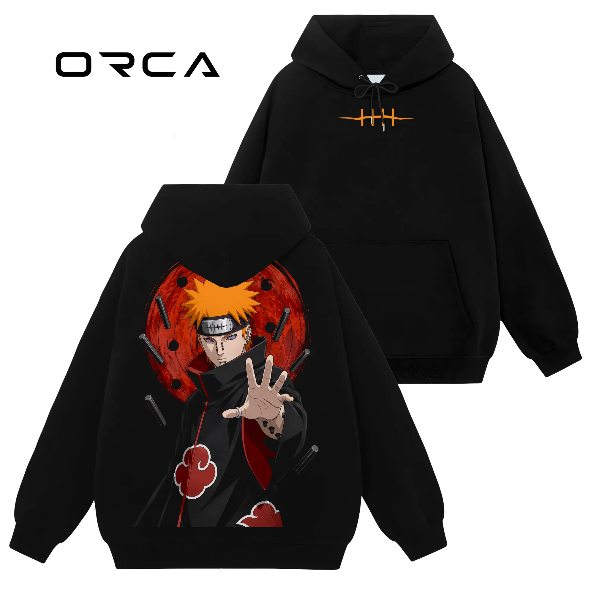 [Orca Fashion] Pain Nagato Akatsuki - Naruto Shippuden #566 Hoodie T-Shirt Sweatshirt, Retro Vintage Unisex Graphic 90s Cotton, Gift For Wibu, Anime Manga Y2K Streetwear