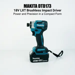 Makita DTD173 18V, Adjustable Speed band m electric professional power repair lmpact work light lithium Variable Speed DrillKit woodworking driver impact garage use diy home improvement