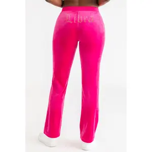 Juicy Couture Libra Customizable Big Bling Velour Track Pants