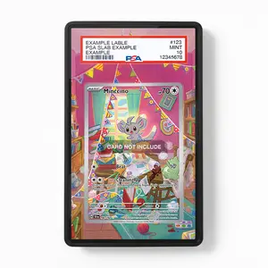 Minccino 182-162 IR AR Temporal Forces Pokemon Graded Display Case, Extended Art, Extended Display Case, Extended Art Case PSA Graded Guard Case / Magnetic Case / Screws Case (CARD NOT INCLUDED)