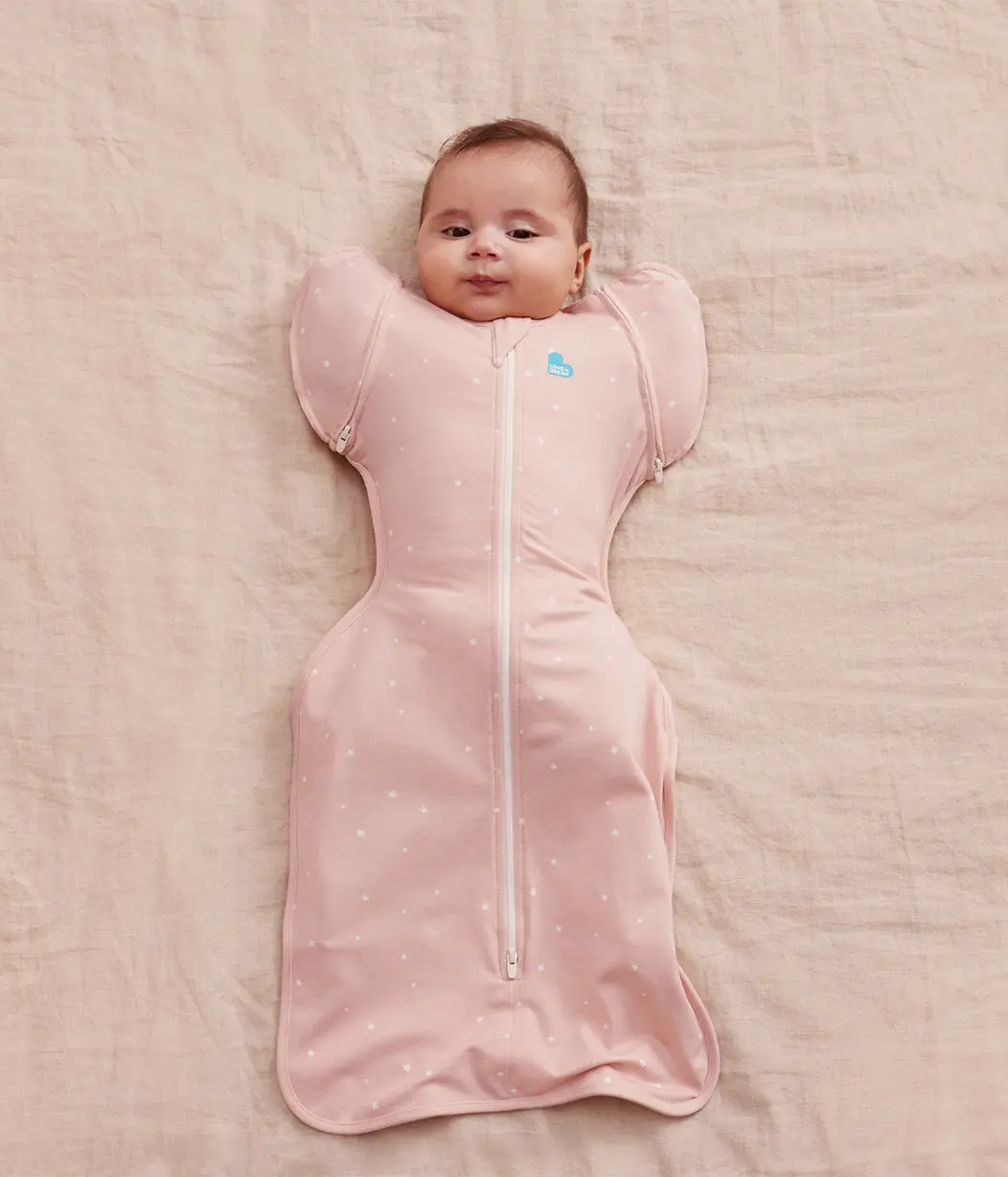 Swaddle Up™ 2-in-1 Transition Bag 1.0 TOG Cotton Powder Pink Twinkle