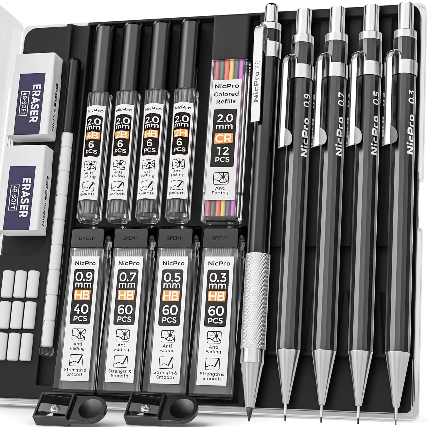 Metal Drafting Mechanical Pencils Nicpro