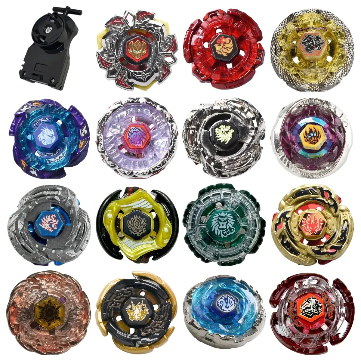 Takara Tomy BB series gyroscope with small transmitter, boys' battle toy alloy rotating gyroscope, multiple color sets
