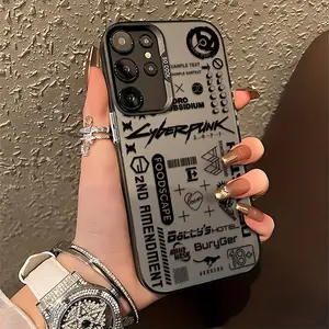 2077C-Cyberpunks Phone Case Suitable for Samsung Galaxy S26 S25 S24 A37 A57 A17 A07 A56 A26 A36 A55 A35 A06 A16 A05 A14 A24 A34 A54 A15 A05s A04e A25 S23 S22 S21 S20 FE Ultra Plus Edge 4G 5G Anti Fall Shockproof Matte Back Cover