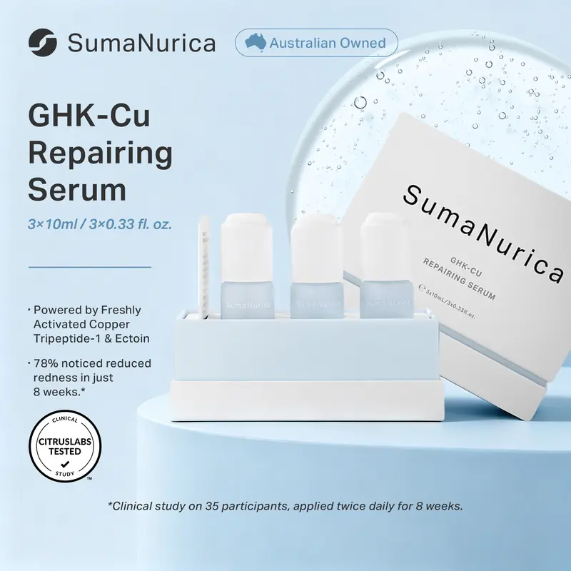 SumaNurica GHK-Cu Repairing Serum – Calm Redness & Strengthen Skin Barrier