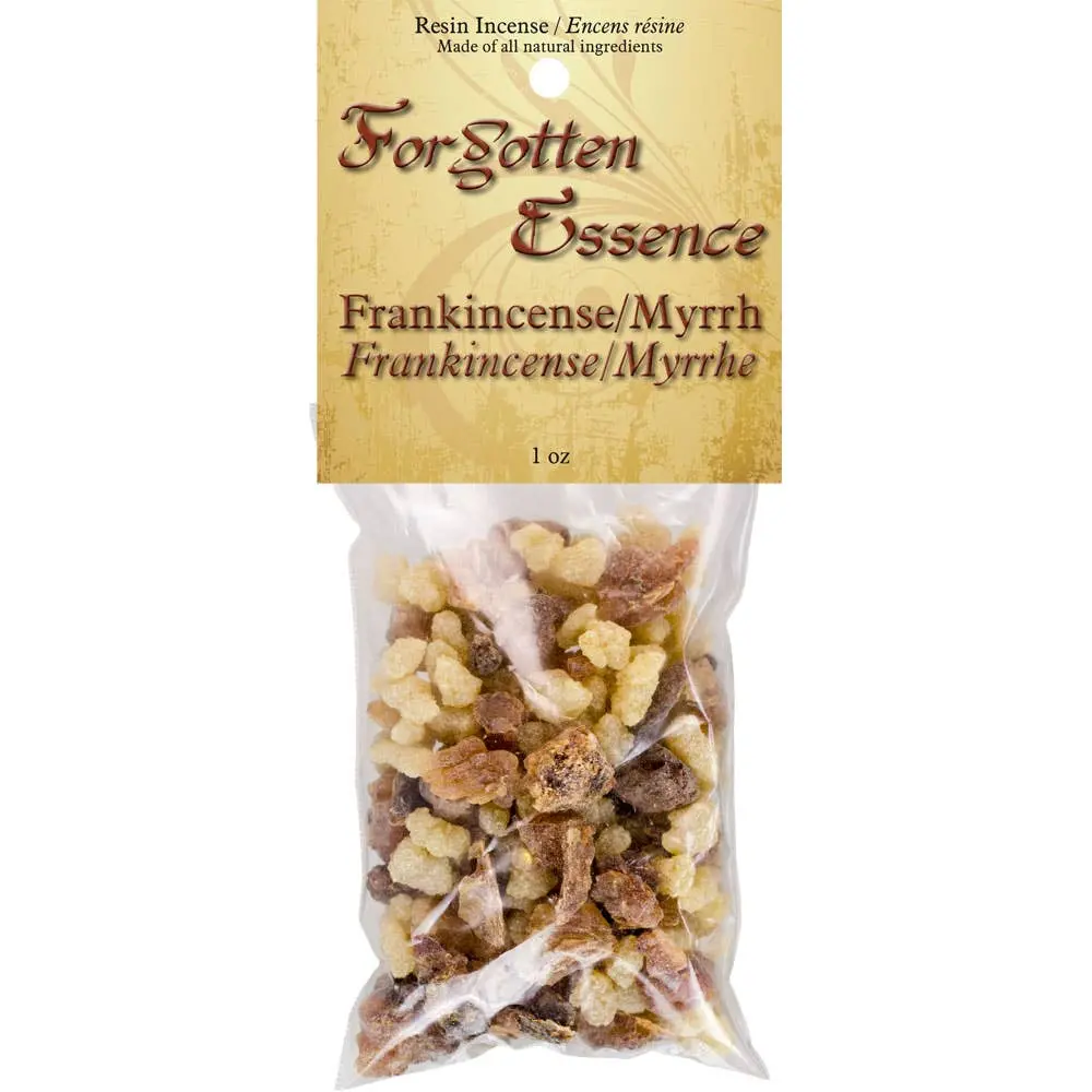 Forgotten Essence Resin Incense – Frankincense & Myrrh Blend