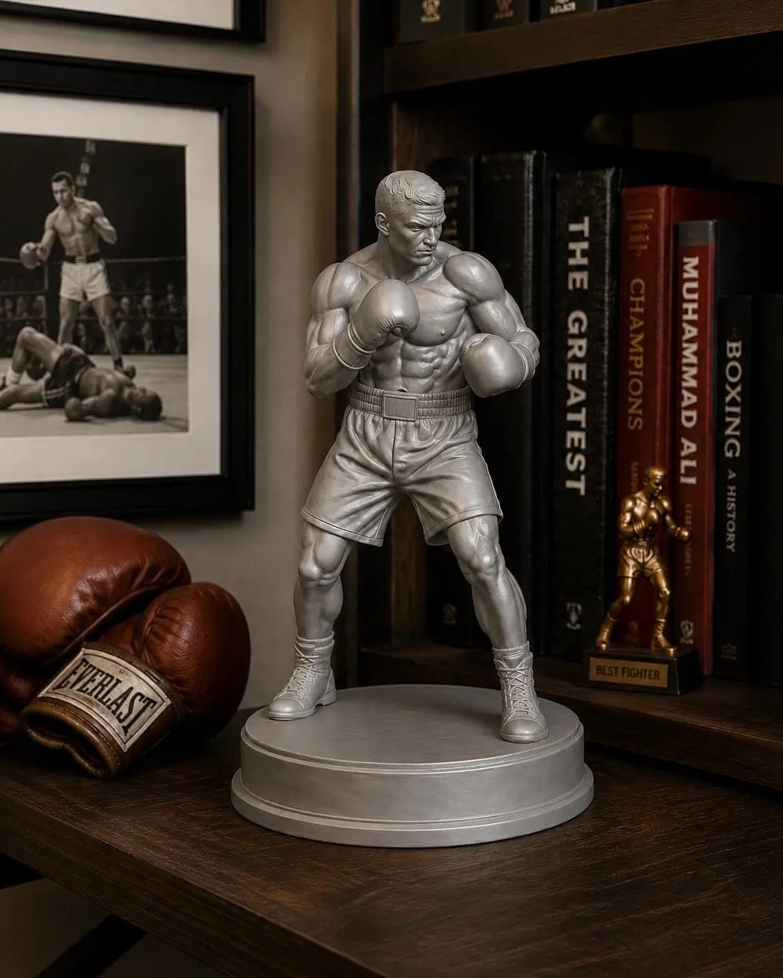 Boxing Fighter Sculpture