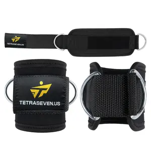 Weightlifting Ankle Straps – D-Ring Cable Attachment for Leg Workouts outdoorfun