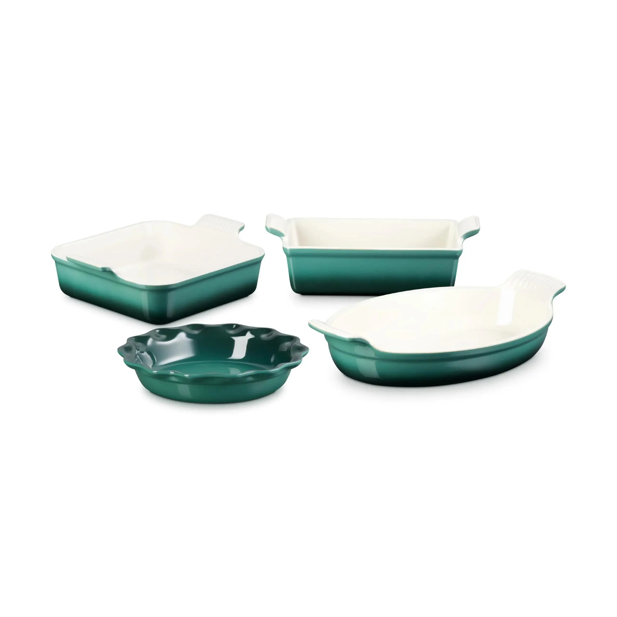 Le Creuset Stoneware 4 PC Heritage Bakeware Set