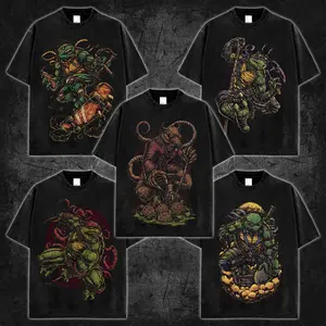 [Collection] Teenage Mutant Ninja Turtles Premium Cotton T-Shirt V2, TMNT Fans Club T-Shirt, Character Image Comics Fans Shirt, Dark Superhero T-Shirt, Comic Book Fans T-Shirt, Superhero Graphic Tee.