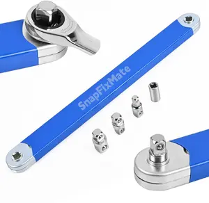 SnapFixMate Impact Offset Extension Wrench, Tight Reach Extension Wrench Set, with 1/2"", 1/4"" and 3/8"" Square Drive Adapters, Universal Extensions Wrench for Small Place,TikTokShopBlackFriday