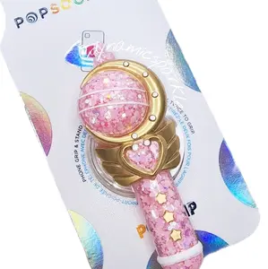 Sailor Moon Inspired Popsocket Phone Grip - Cute and Secure Accessory Accessories Devices Handy Mobile Stick Cellphone Smartphone Mount