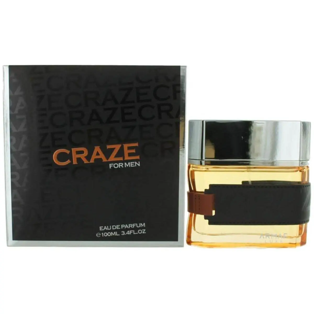 Armaf Craze Spicy-Sweet EDP Men's Fragrance, 3.4 fl oz, Almond-Lavender Scent, Bold Radiant Notes, Non-Toxic Masculine Vanilla-Flavored Option, Intense Mood-Invigorating Aroma, New in Box, Bold Radiant Fragrance, Fragrances