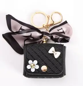 Compact Mini Leather Storage Bag for Headset, Audio Headphones, Bluetooth Earphones and Their Accessories