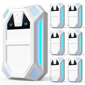 2025 Upgraded Version Ultrasonic Pest Indoor Ultrasonic for Roach Rodent Mouse Bugs Mosquito Mice Spider Ant Electronic Plug in Pest Control 2 Mode Switching White 6 Packs