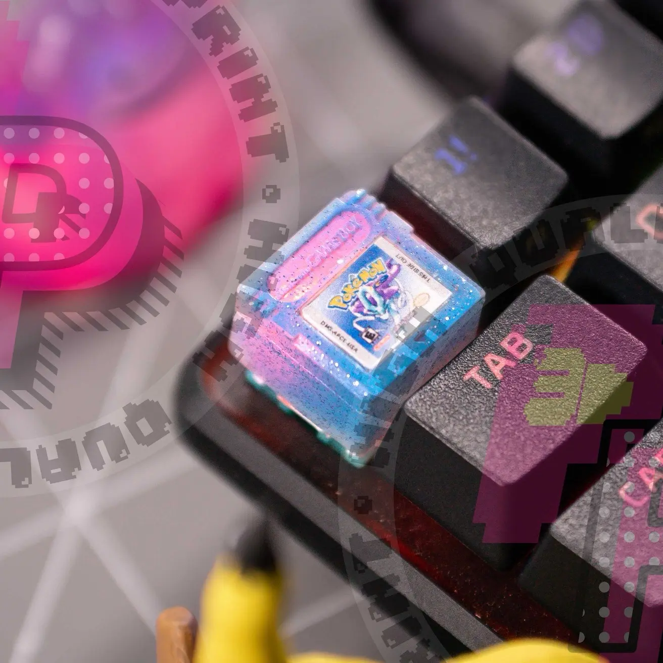 Pokémon Inspired Key Cap Crystal
