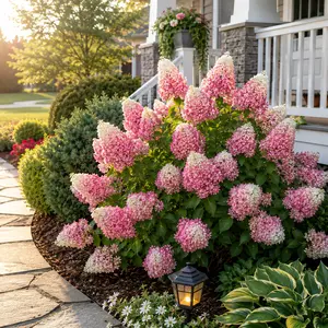 Strawberry Hydrangea Seeds – Long-Blooming Flower Plant for Outdoor Gardens, Walkways, Containers & Front Yard Landscaping