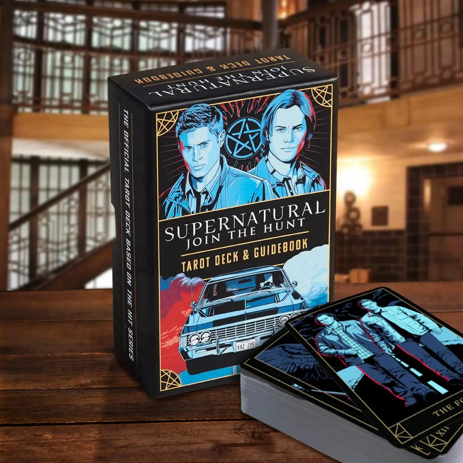 Supernatural Tarot Card Decks with Guidebook, Ages 12+ Sam & Dean Themed Card Game for Tarot Enthusiasts (Toys & Hobbies, Games & Puzzles), Paper Cards