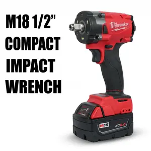 Milwaukee M18  FIW212 18V 1/2 Inch 300Nm Cordless Brushless Impact Wrench, 4 Speed 0-3500 IPM, Heavy Duty for Industrial & Construction