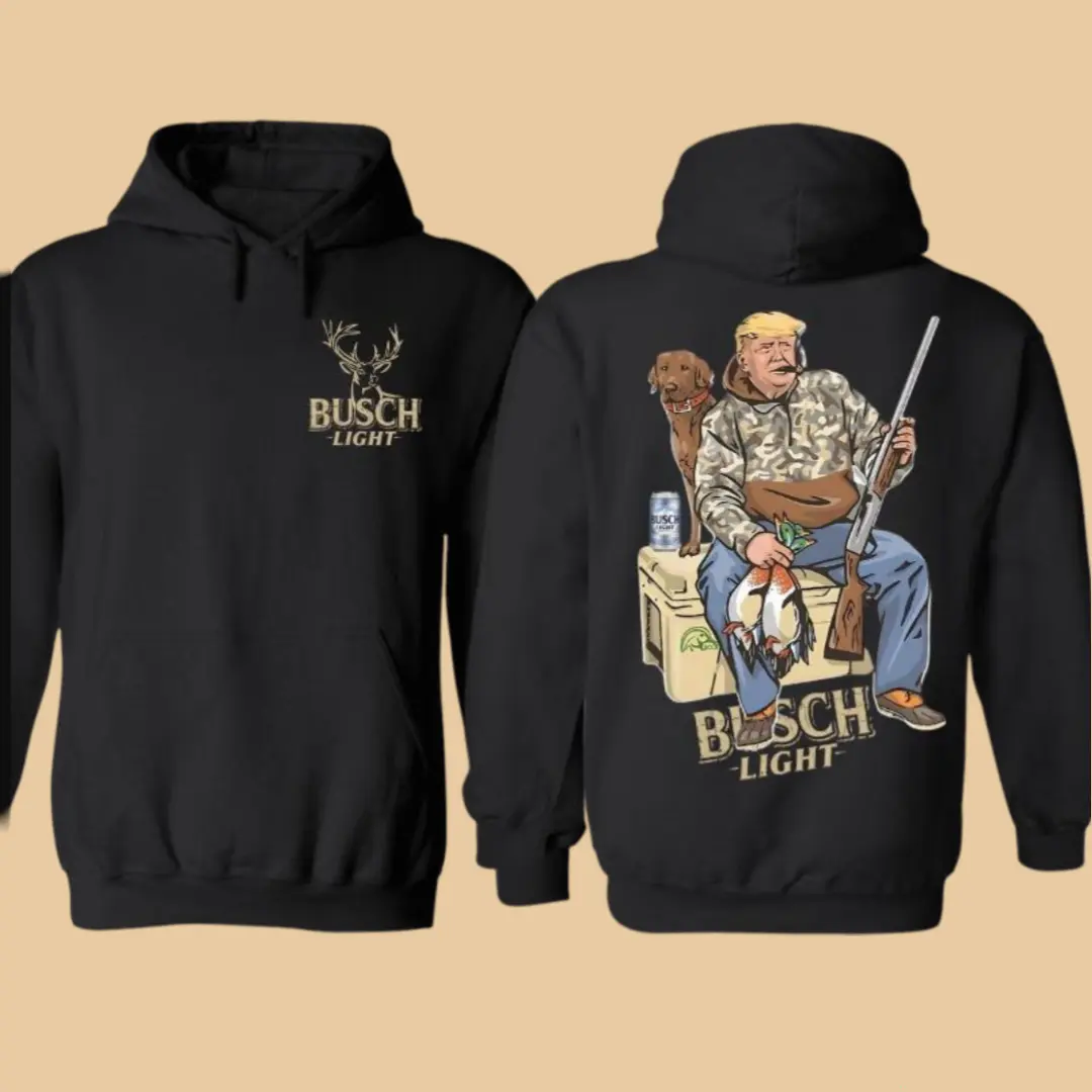 Trump Hunting Sweatshirt with Your Hunt Dog, Ideal for Men & Women