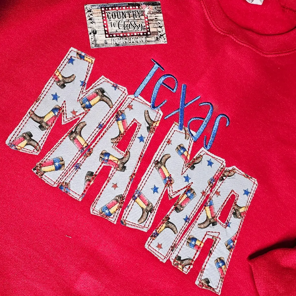 Texas Mama raggy t shirt, Mama shirt, Texas shirt, Lone Star shirt, Applique raggy shirt texas mama