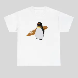 Surf’s Up Penguin T-Shirt, Funny Summer Beach Graphic Tee, Cute Surfboard Animal Shirt for Men and Women, Chill Cartoon Penguin Trendy Shirt For The Beach,Unisex Casual Streetwear|men's t shirts|men gifts