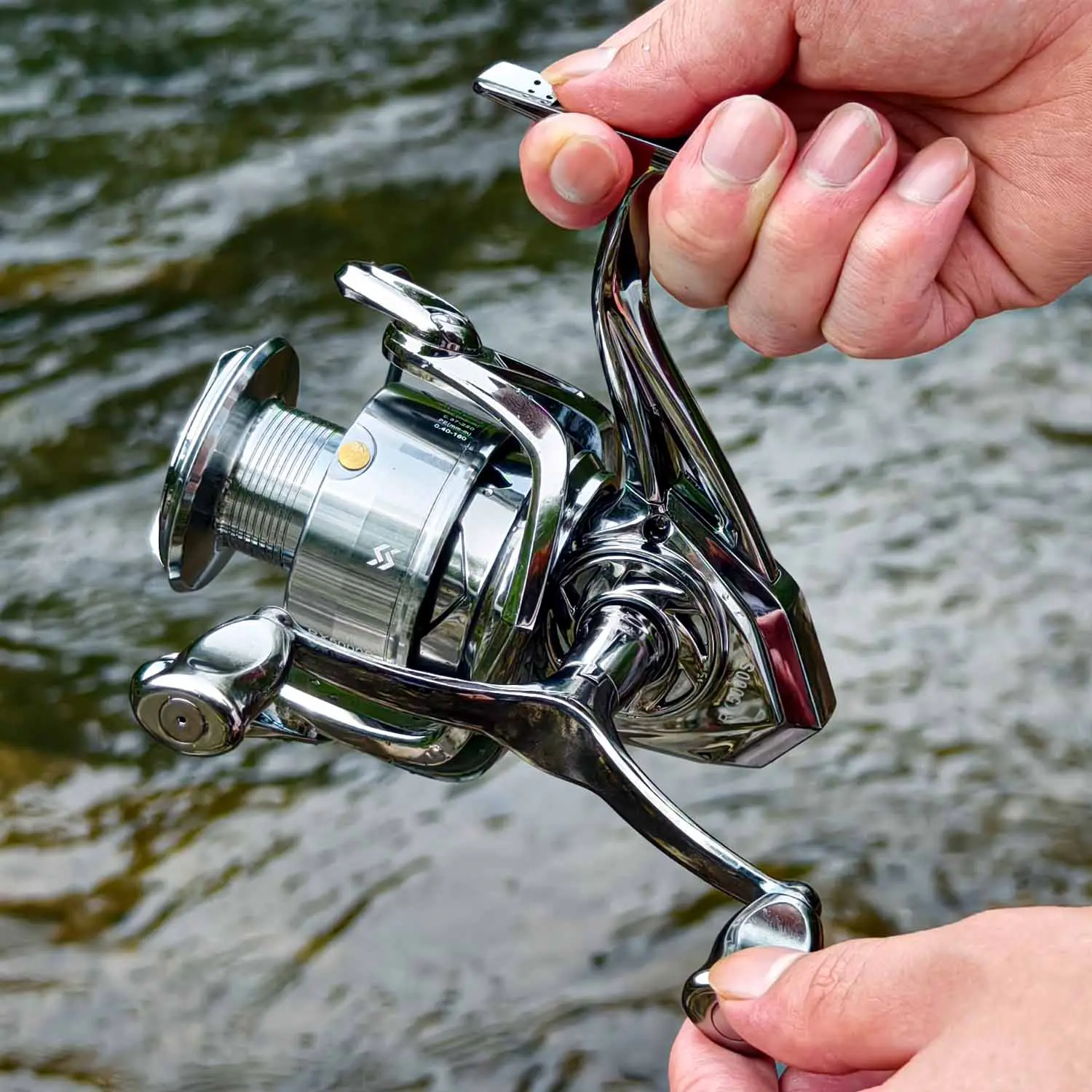 Sougayilang Double-Handle Spinning Reel Fishing Tackle, 1000-5000 Series,  22LBs Max Drag, CNC Aluminum Spool, Interchangeable Left/Right Handle, for  Freshwater Fishing - TikTok Shop