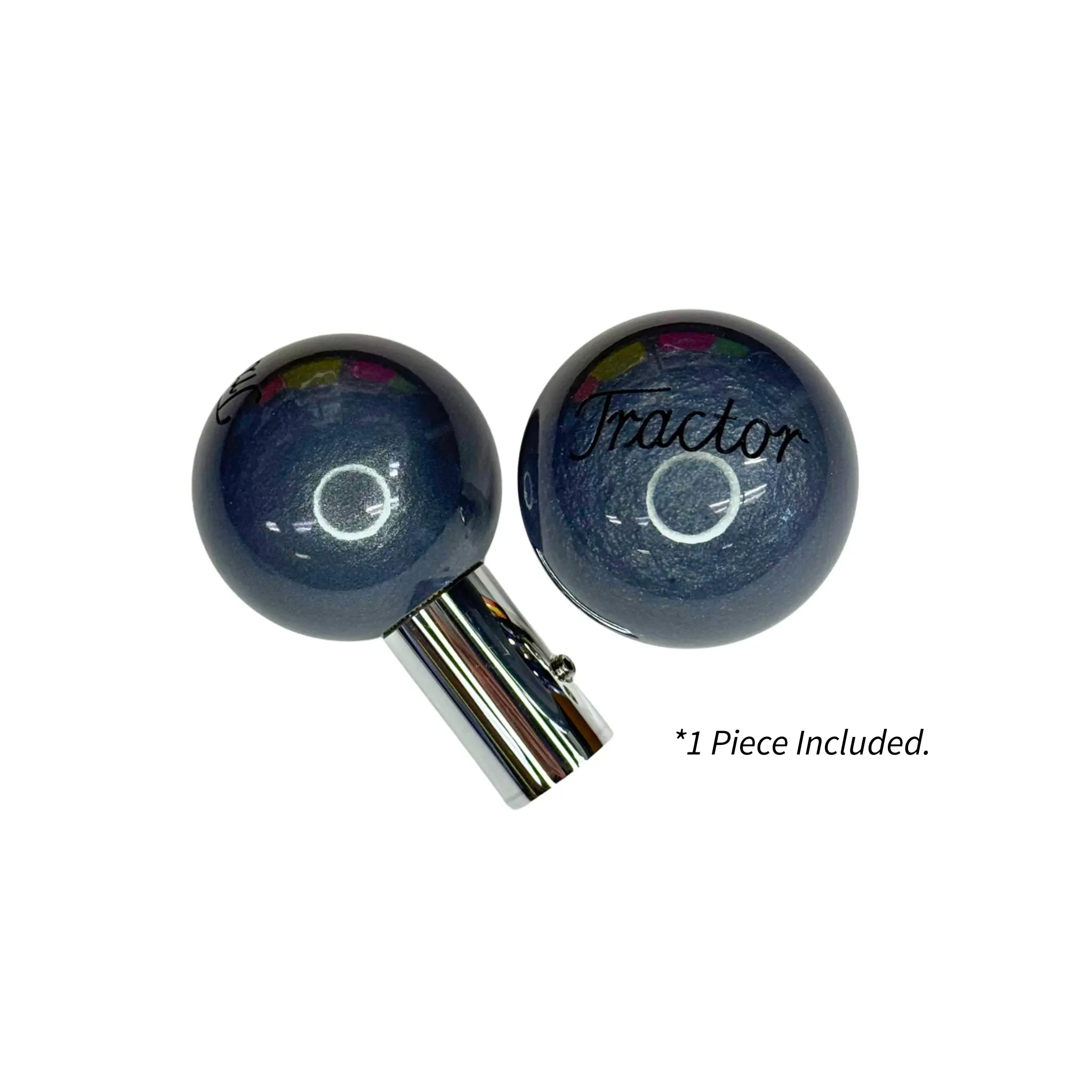 Twisted Shifterz Engraved Brake Knob - V1 Pearl Finish Automotive Interior Accessory for Tractor - Sold Individually